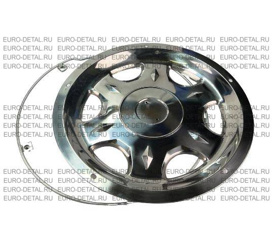 Колпак колеса из нержавеющей стали (1шт. задний кольца+болты) Yutong 6122  3102-04784