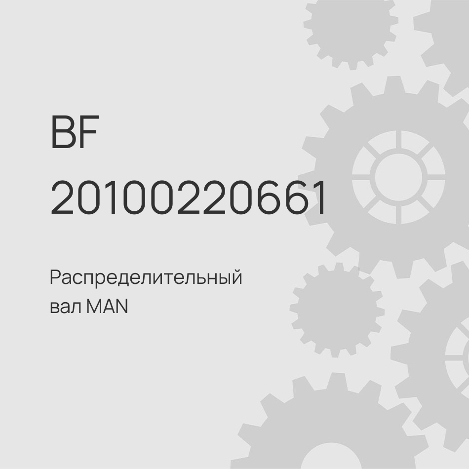 Распределительный вал MAN D2066 120мм