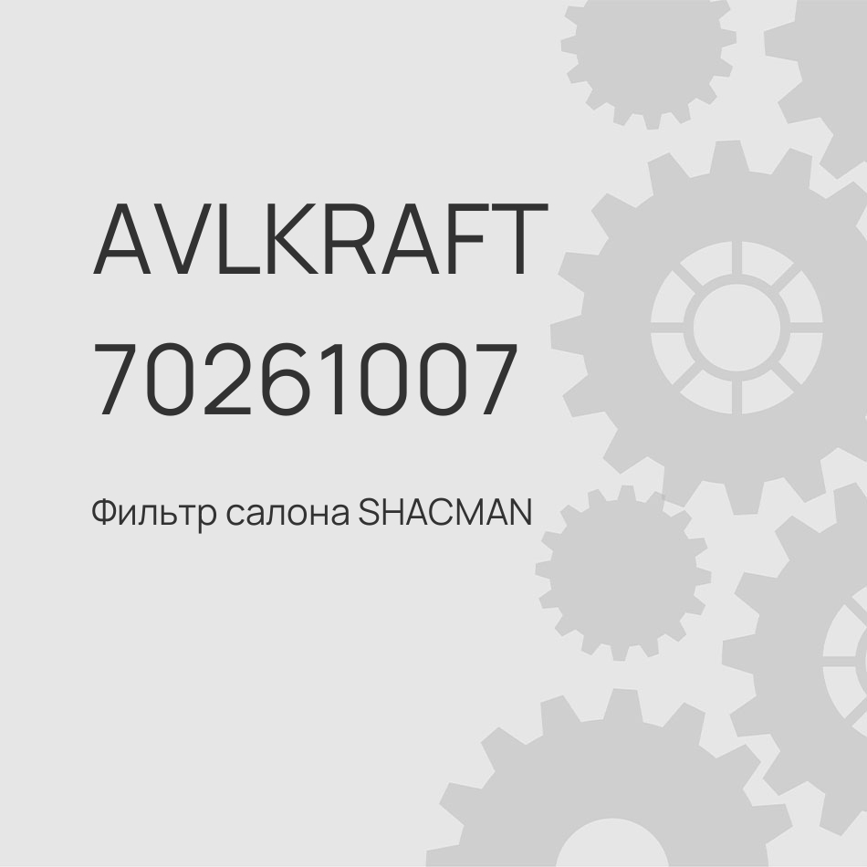 Фильтр салона SHACMAN X5000 X3000 F3000