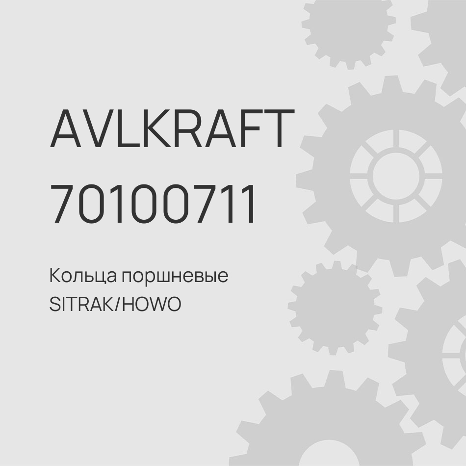 Кольца поршневые SITRAK/HOWO MC13 3 кольца к-т на двигатель 202V02503-6005