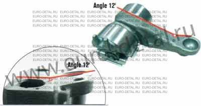 Ремкомплект суппорта рычаг суппорта SN7 (угол=12°) с осью