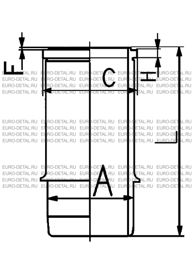 Гильза Скания 127,00мм DS11.21