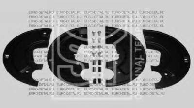 Щиток грязезащитный BPW(балка 120/16%)180mm