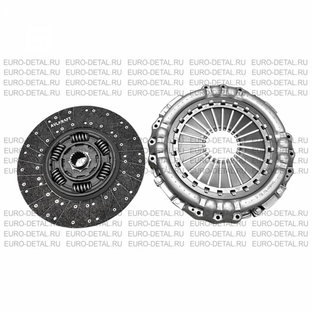 Комплект сцепления MB Actros, Arocs, Antos E6 XTend 430мм корзина+диск  3400700543