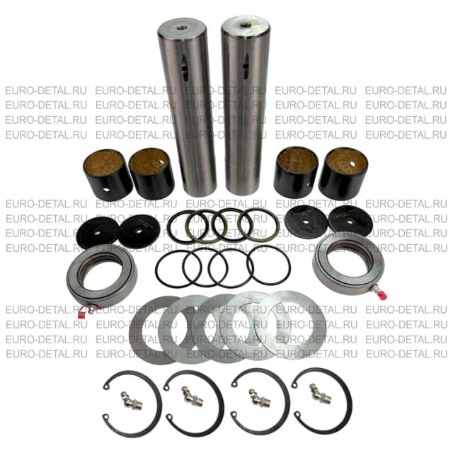 Ремкомплект шкворня SHACMAN в сборе на ось 7,5 т