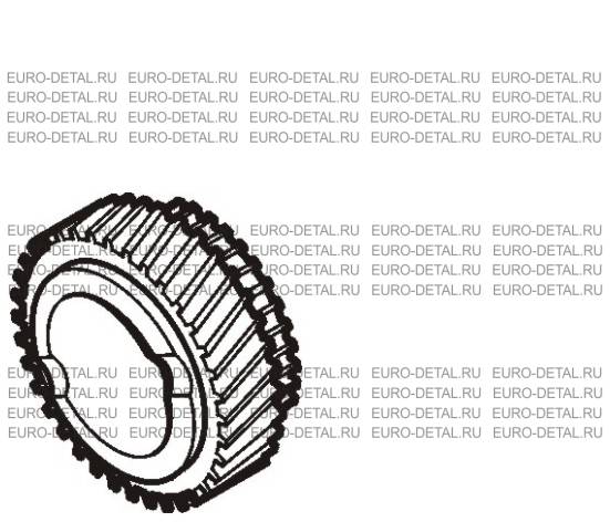Шестерня z=35 пост.зацепления MAN, RVI, Iveco