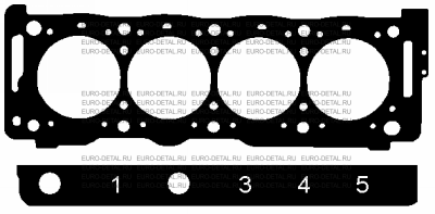 Прокладка, головка цилиндра