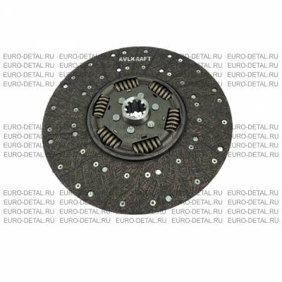 Диск сцепления ПАЗ 362GTZ 1 1/2'-10N  мотор ММЗ КПП ZF S5-43,МАЗ,ПАЗ  1878001501