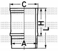 Гильза Скания 127мм DC11/12 4V