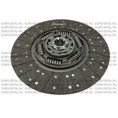 Диск сцепления МАН 395WGTZ, ступица 1 3/4'-10N 6 пруж отк  81303010595