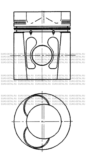 Цилиндрокомплект DAF 130мм WS242G/268/295