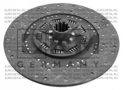 Диск сцепления МАН 2/380мм 2"-10N узкое фер. высок ступ
