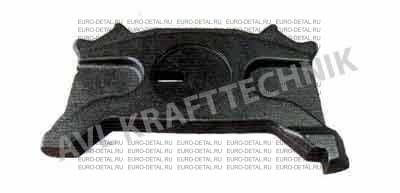 Ремкомплект суппорта WABCO нажимная пластина шлиц правый (40225004)