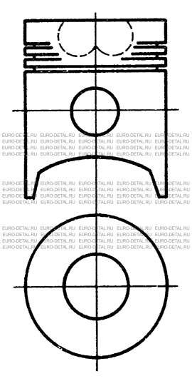 Поршень двигателя
