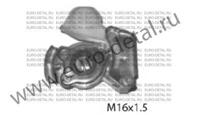 Быстросъемное соединение красная М16x1,5мм мама