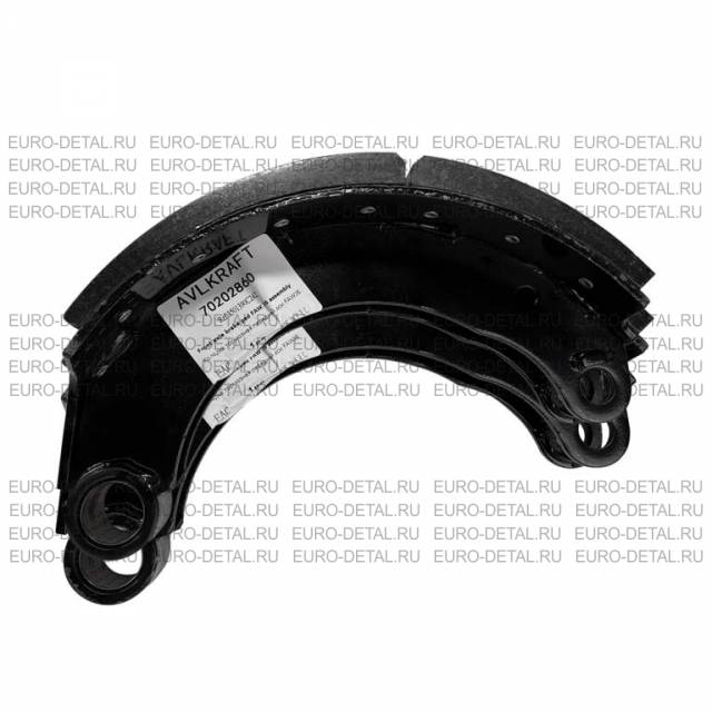 Колодка тормозная передней оси FAWJ6 в сборе 3501390C242