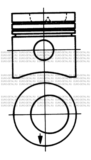 Поршень двигателя
