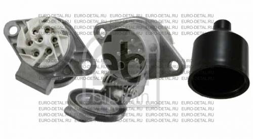 Розетка штепсельная 7 контактов 24V