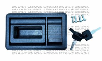 Ручка багажника Mercedes 403/404/350, Neoplan в сборе с замком и ключами L=152 H=98  6137500093